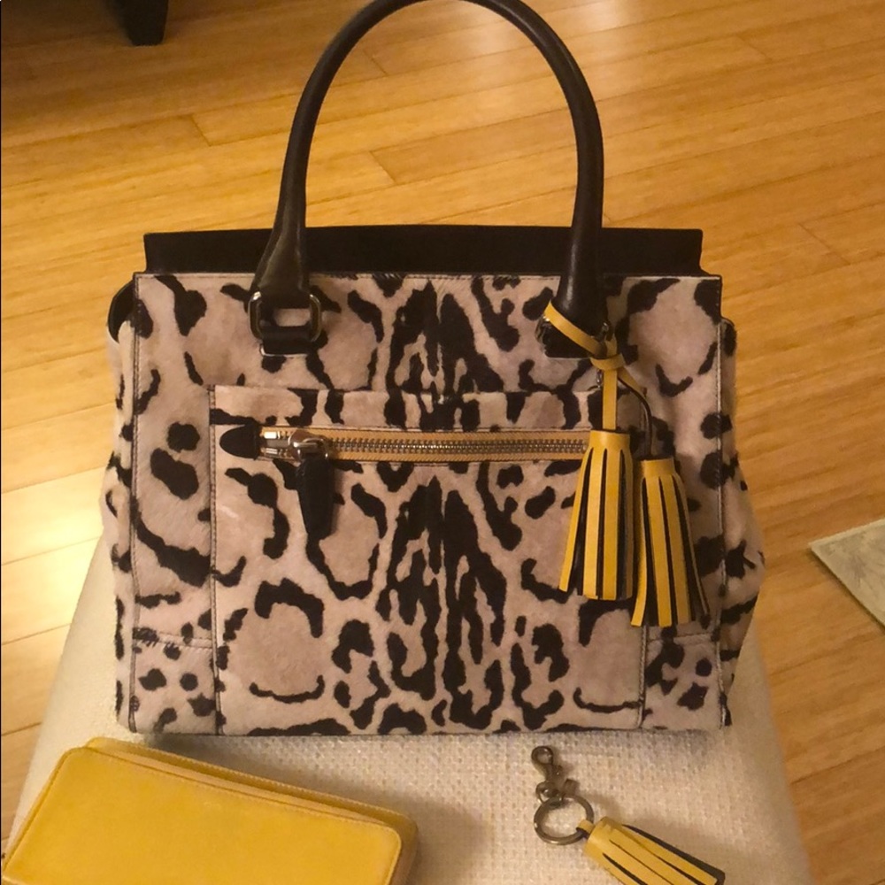 Vintage animal Coach satchel